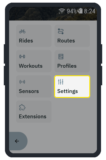 Karoo screens: Settings, About, tapping the build number seven times, then Developer options with USB debugging switched on